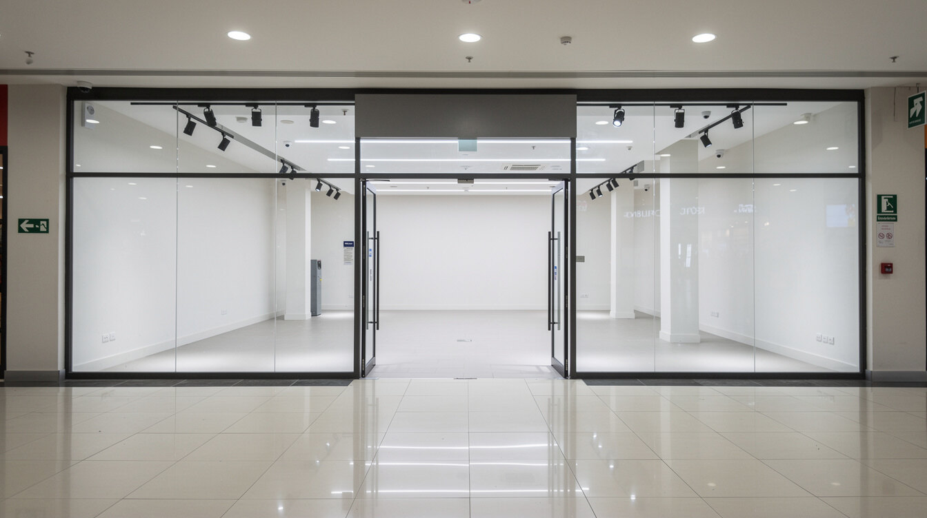 modern commercial storefront