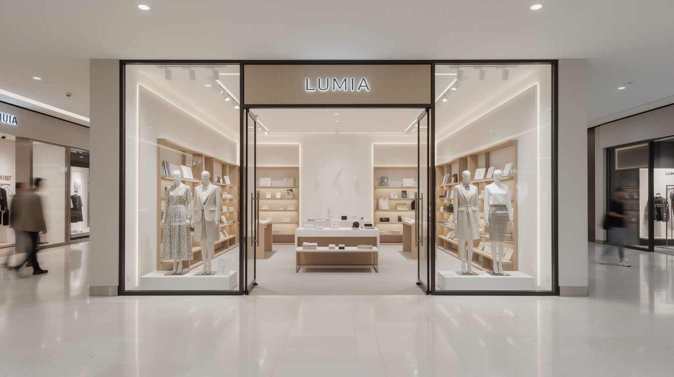 modern retail store front