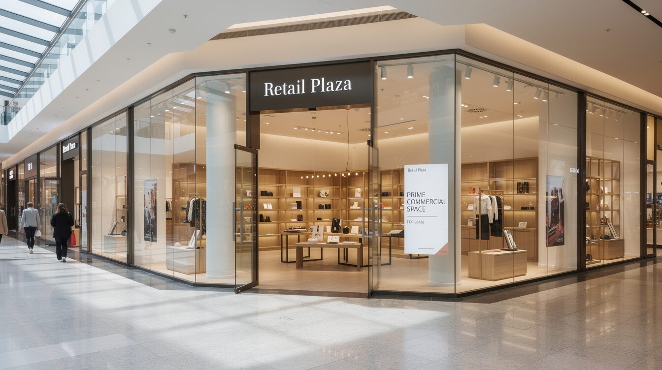 modern retail store front