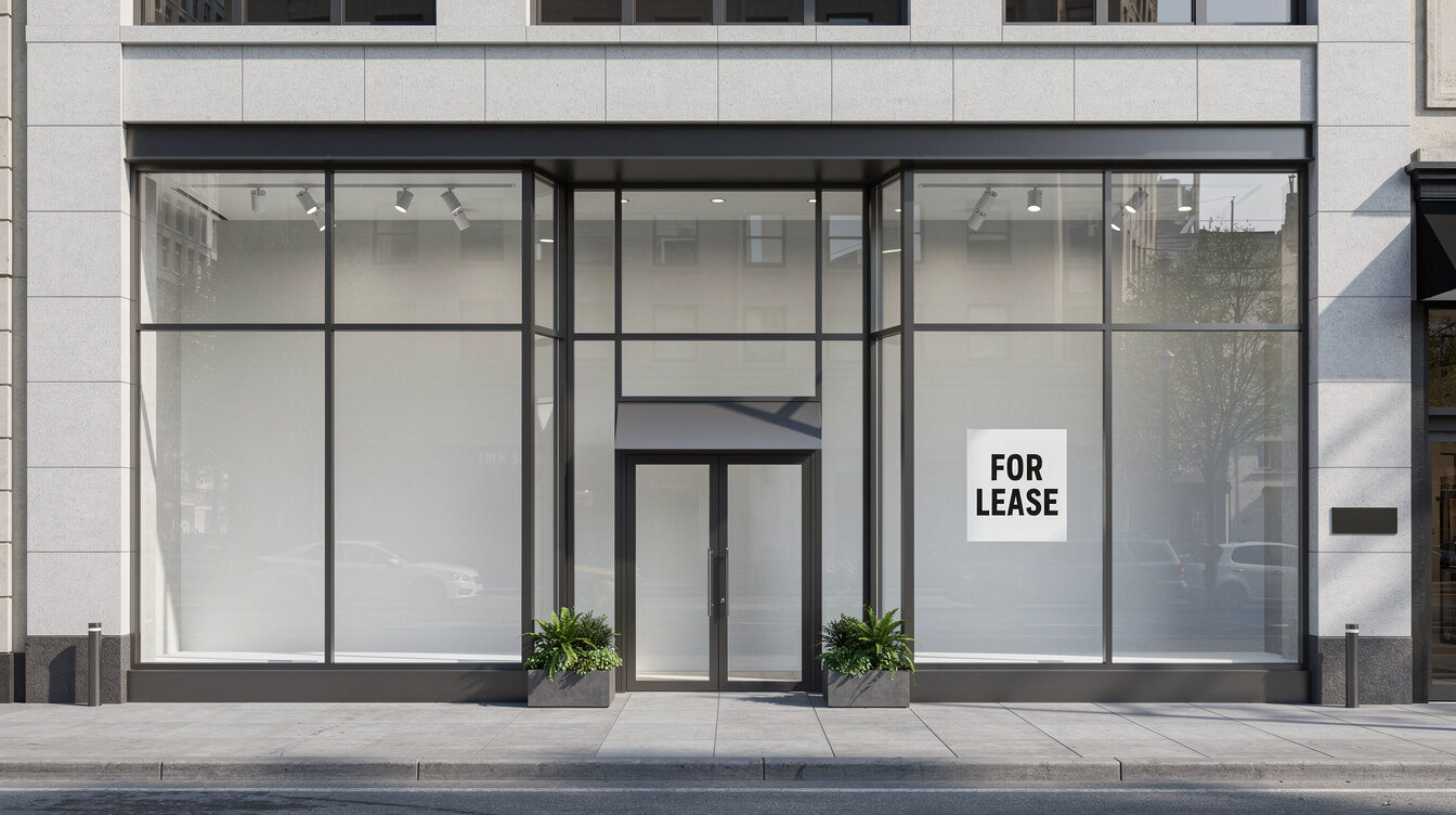 modern shop exterior